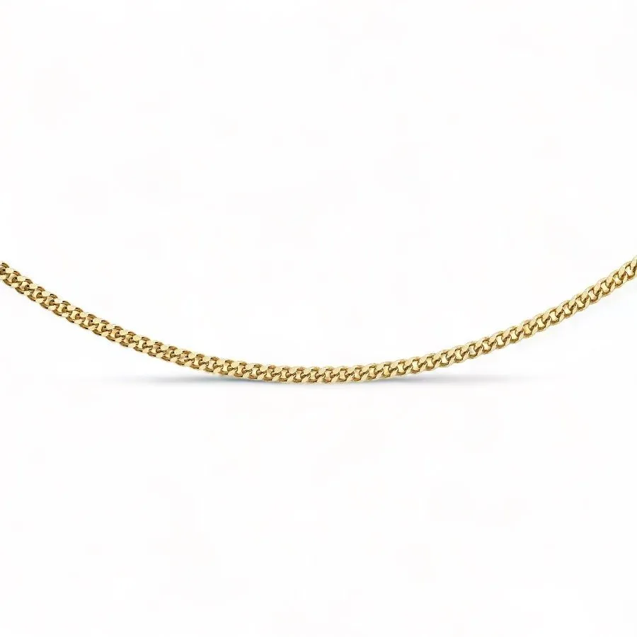 18ct Gold Curb 1.5mm Curb Chain