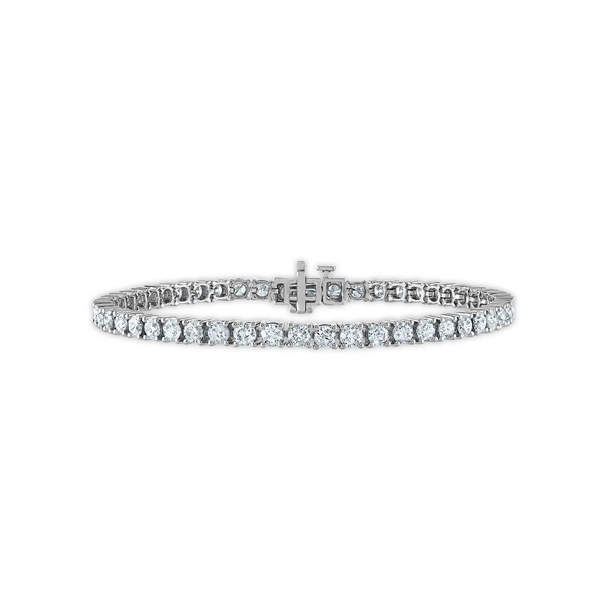 6 CTW Diamond 7-inch Tennis Bracelet in 10KT White Gold