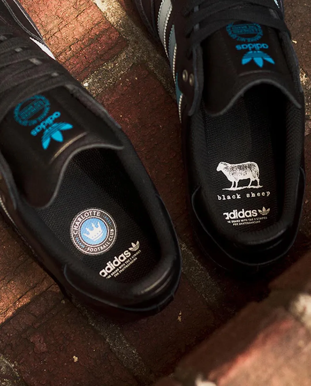 Adidas x CLTFC - Black Sheep Samba Shoe - Black