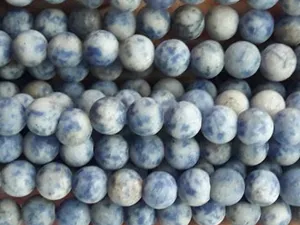 Blue White Semi Precious Quartz Stones