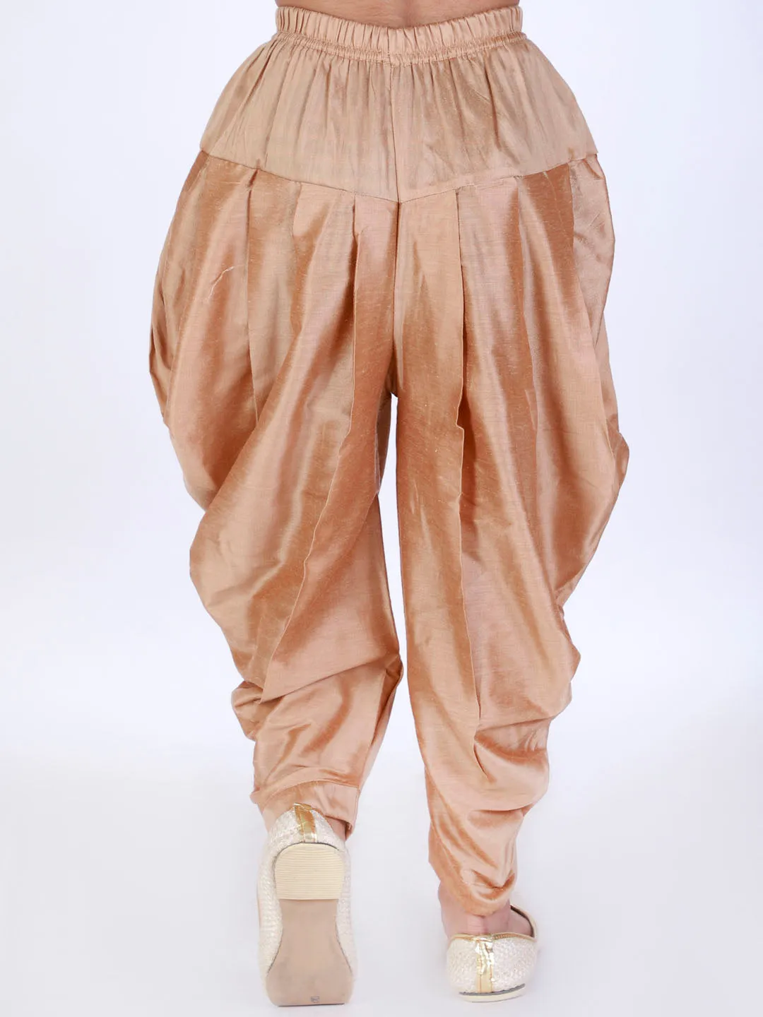 Boy's Rose Gold Dhoti - Vastramay Boys