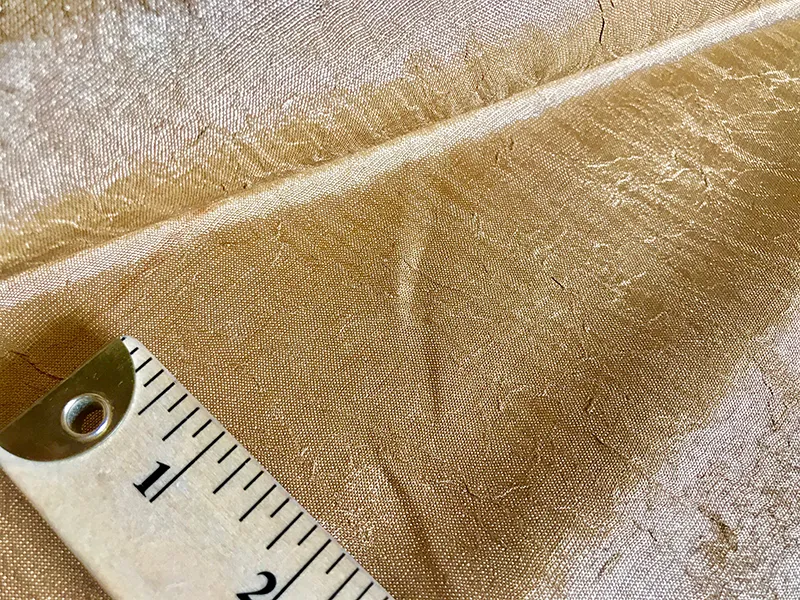 Camel Brown Silk Blend Fabric