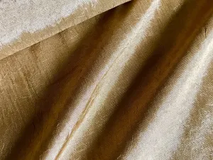 Camel Brown Silk Blend Fabric