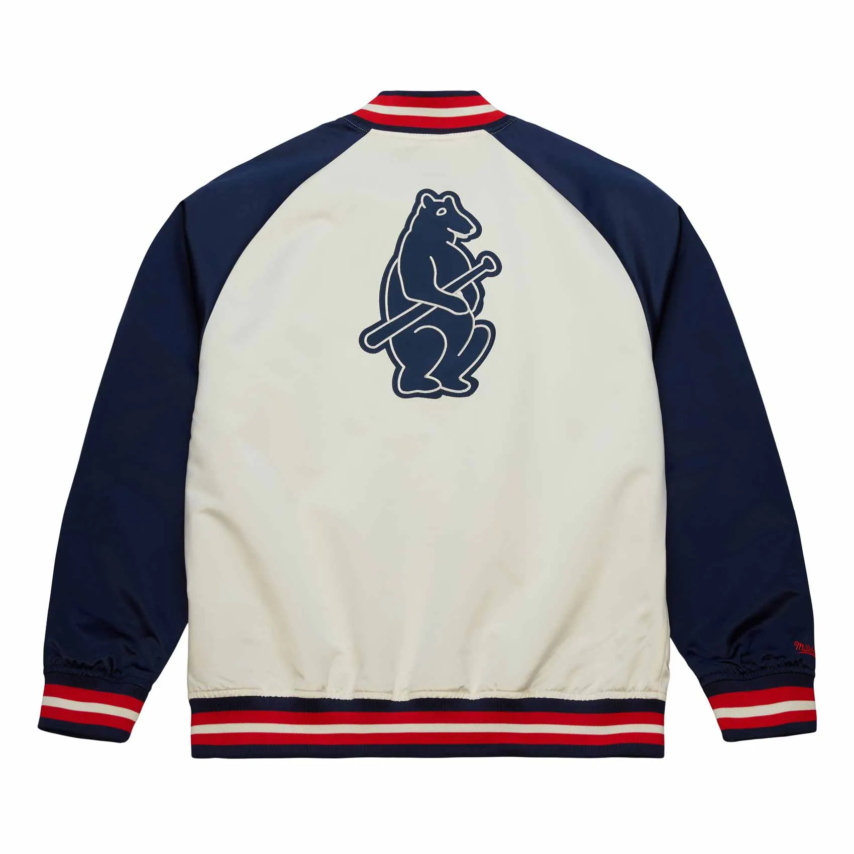 Chicago Cubs Mitchell & Ness Double Clutch Satin Jacket