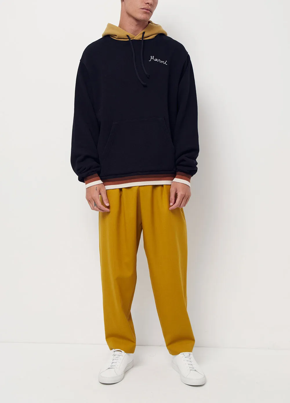 Contrast Hoodie