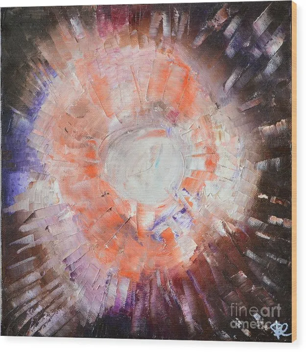 Cosmic Burst - Wood Print #1020