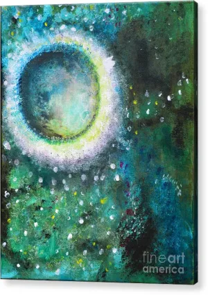 CRYSTAL MOON - Acrylic Print #1033