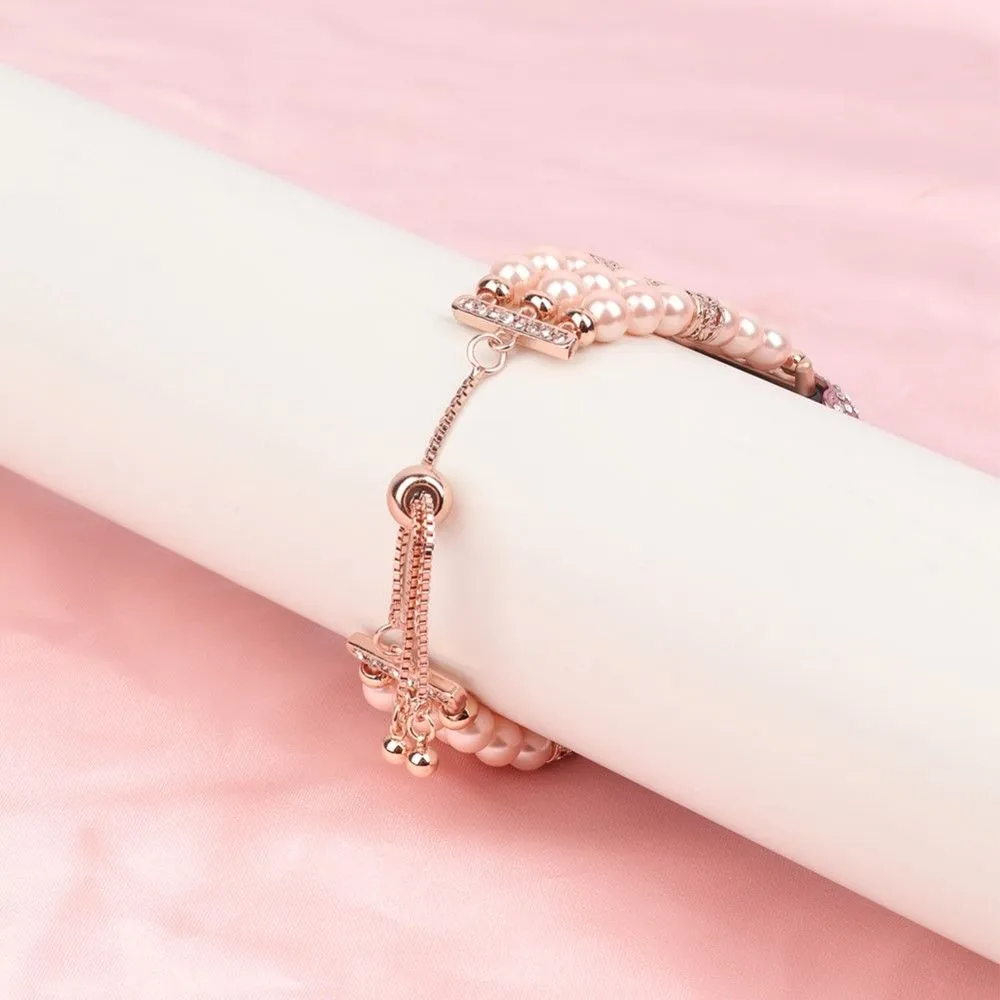 Fitbit Versa 3 fashionable décor watch strap - Pink