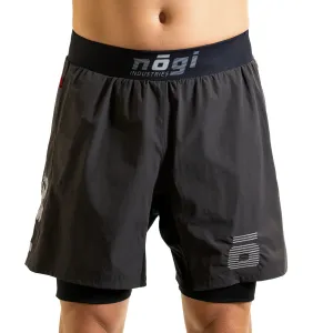 Ghost 7" Premium Lined Grappling Shorts - New Jersey Gray