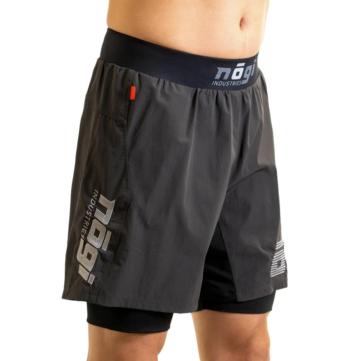 Ghost 7" Premium Lined Grappling Shorts - New Jersey Gray