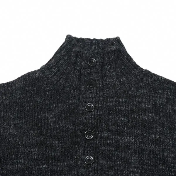 Jennings Button Mock Neck