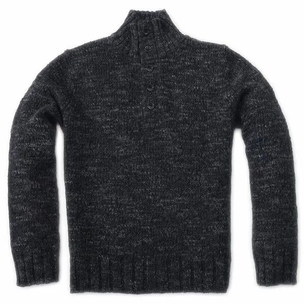 Jennings Button Mock Neck