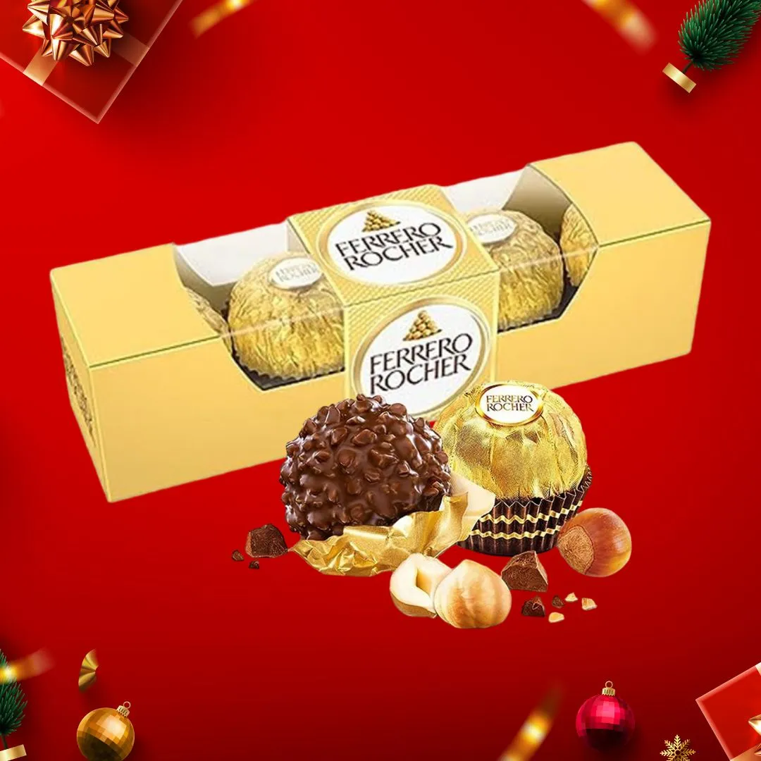 Luxurious Women’s Gift Set : Leather Wallet, Cardholder, jewellery Organizer, Scrunchie & Ferrero Rocher