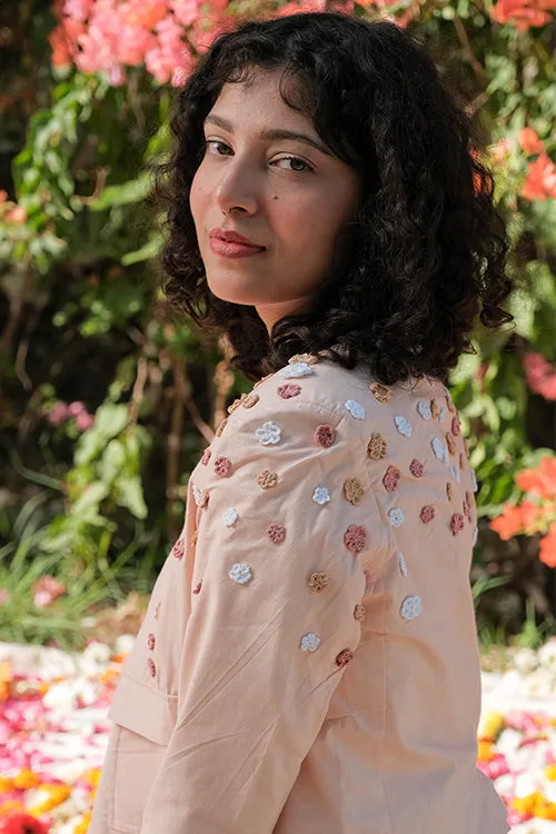 Okhai 'Revival' Pure Cotton Hand Embroidered Blazer
