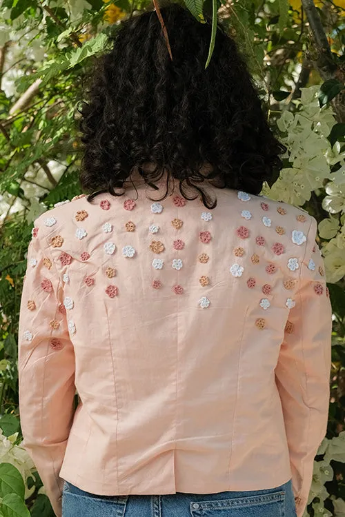 Okhai 'Revival' Pure Cotton Hand Embroidered Blazer