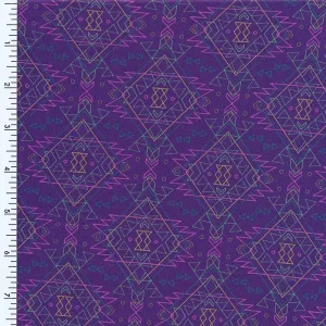 P-90476-Lasar Night Printed Spandex