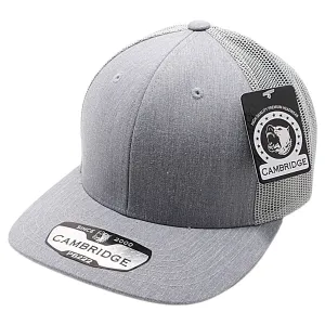 PB222H Pit Bull Cambridge Heather Gray Trucker Hat [Heather Gray/Gray]