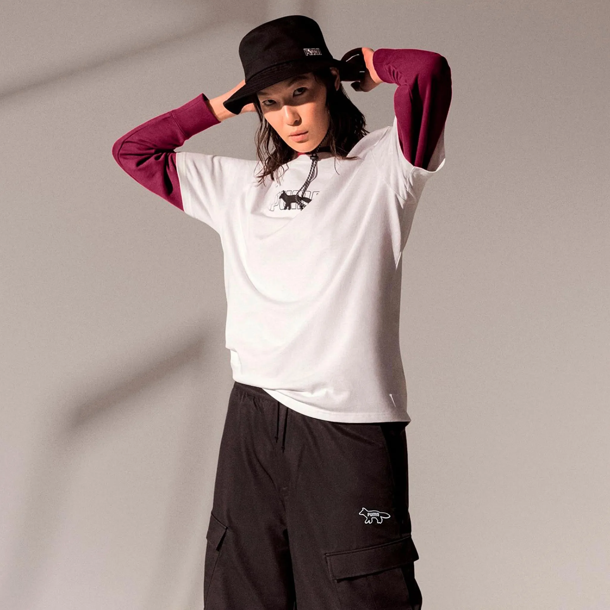 Puma x Maison Kitsuné Oversized Tee White
