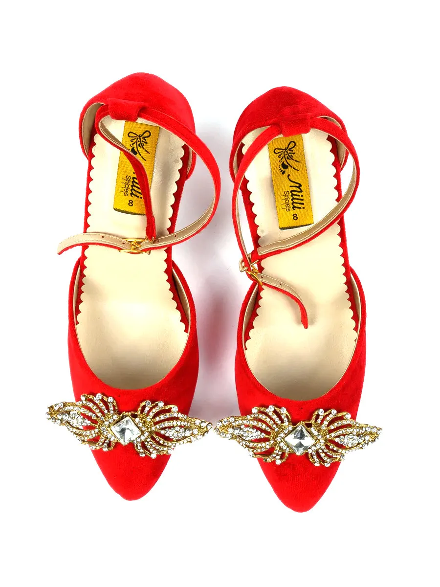 Red Fancy Sandal