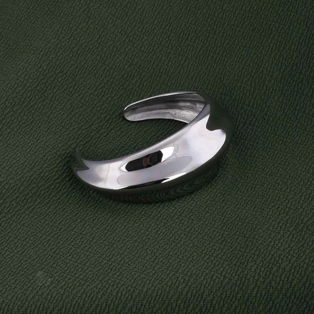 Silver Hinged Cuff Bracelet