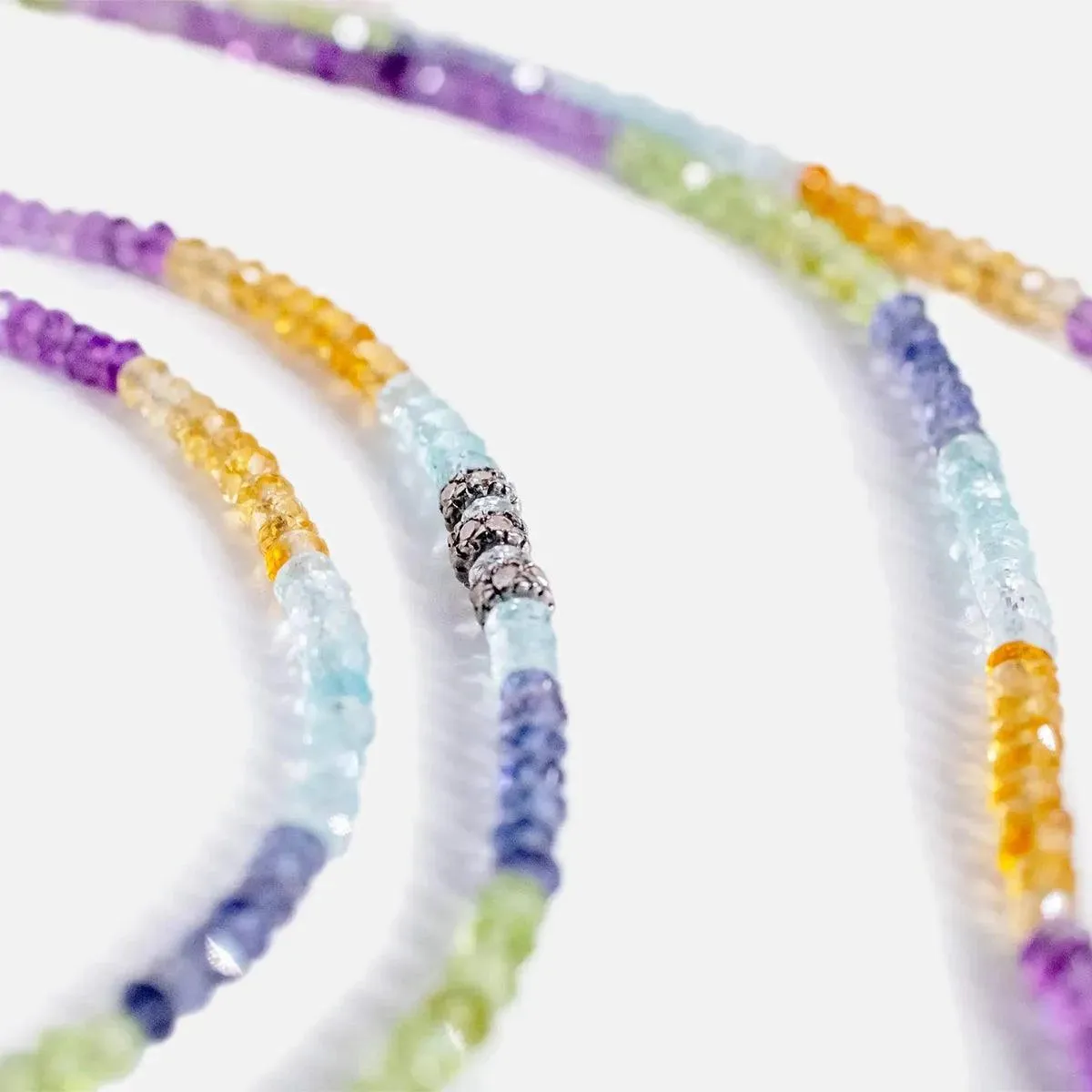 Water Ice Diamond Baroque Pearl Lariat