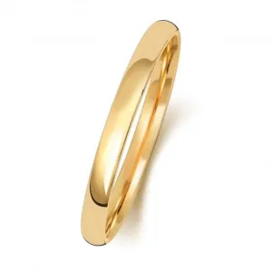 Wedding Band 18K Slight Court 2mm-1.7 Wedding  Ring WQ111H/I