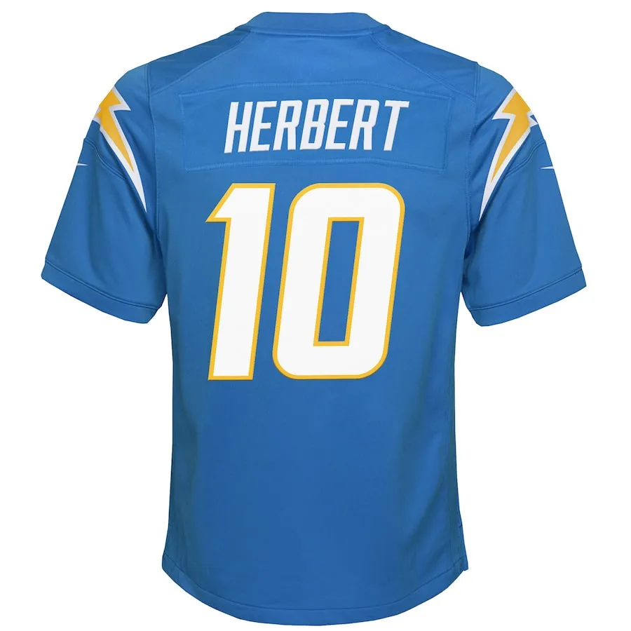 Youth Justin Herbert #10 Blue LA Chargers Nike - Game Jersey